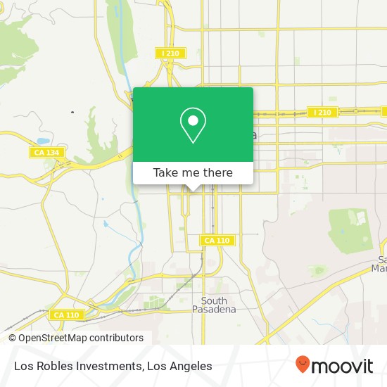 Mapa de Los Robles Investments