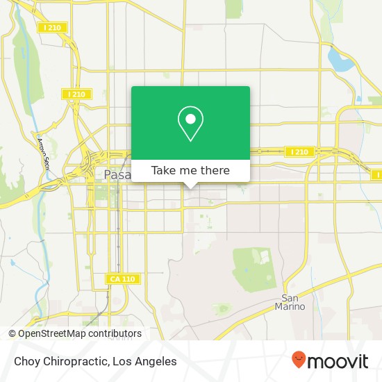 Choy Chiropractic map