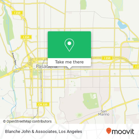 Blanche John & Associates map