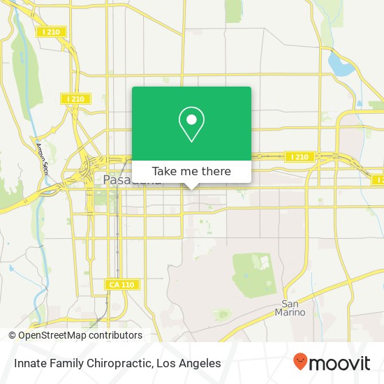 Innate Family Chiropractic map