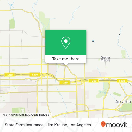 State Farm Insurance - Jim Krause map