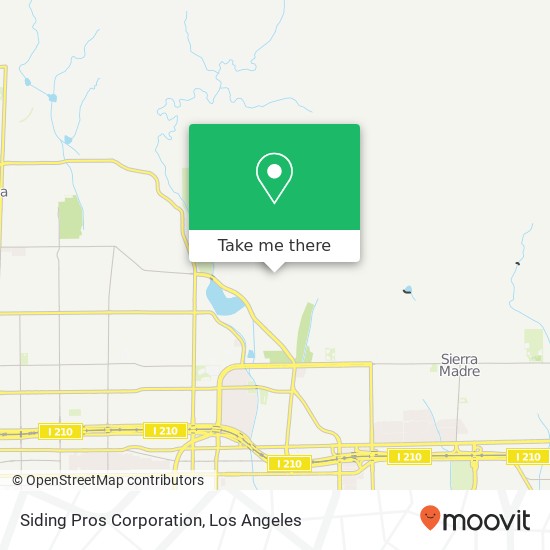 Siding Pros Corporation map
