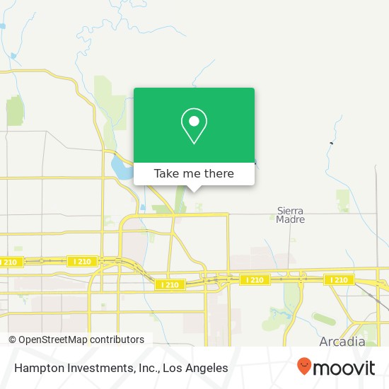 Hampton Investments, Inc. map
