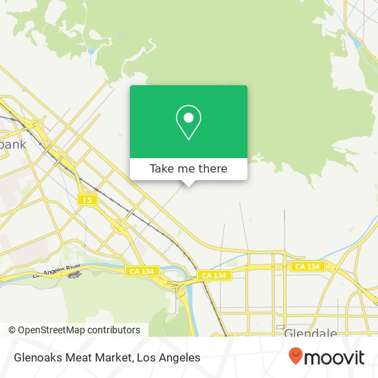 Mapa de Glenoaks Meat Market