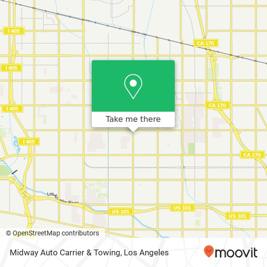 Midway Auto Carrier & Towing map