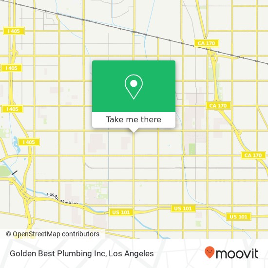 Golden Best Plumbing Inc map