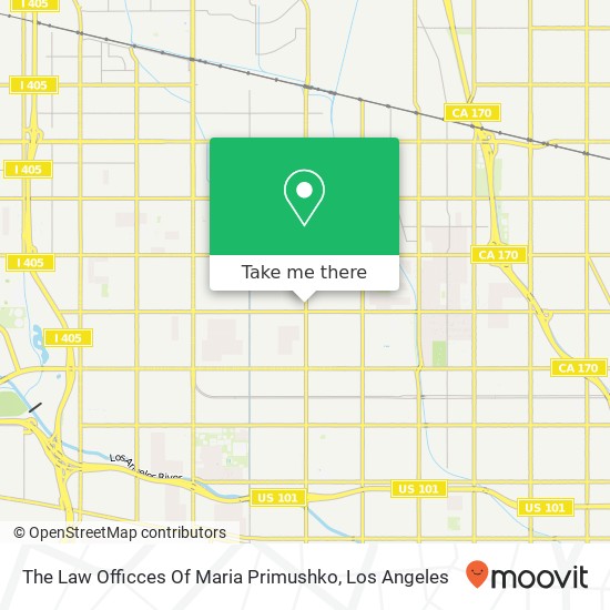 The Law Officces Of Maria Primushko map