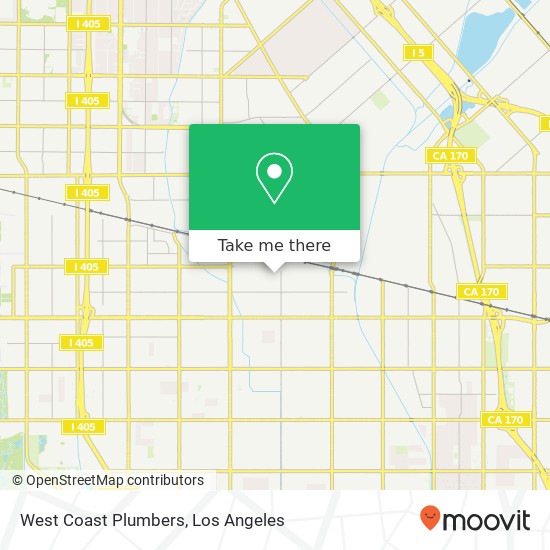 Mapa de West Coast Plumbers