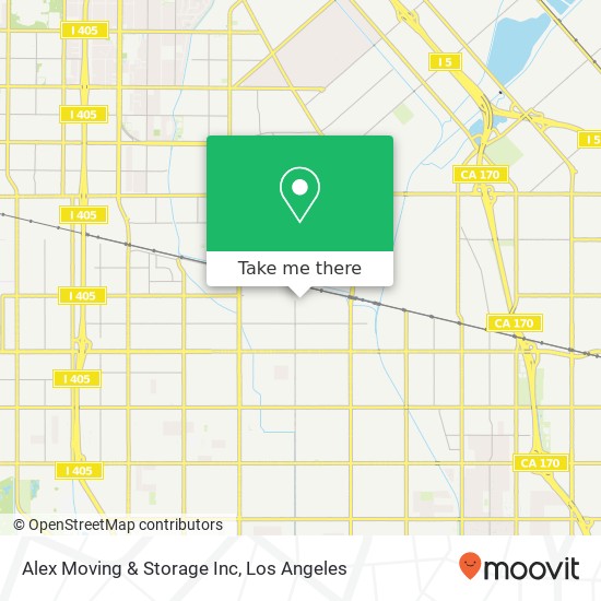 Mapa de Alex Moving & Storage Inc