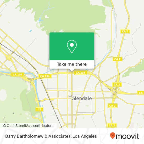 Barry Bartholomew & Associates map