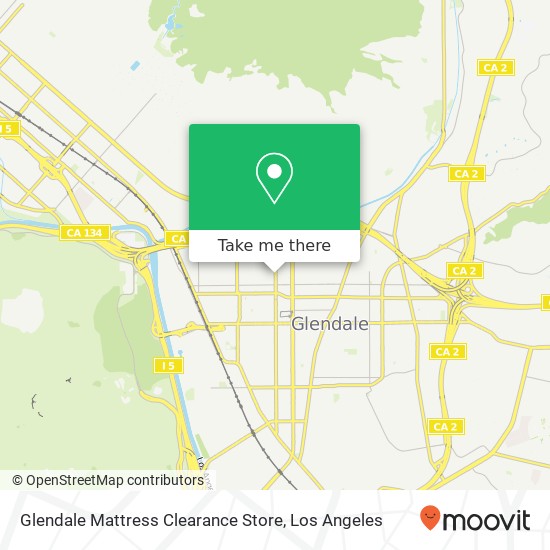 Glendale Mattress Clearance Store map
