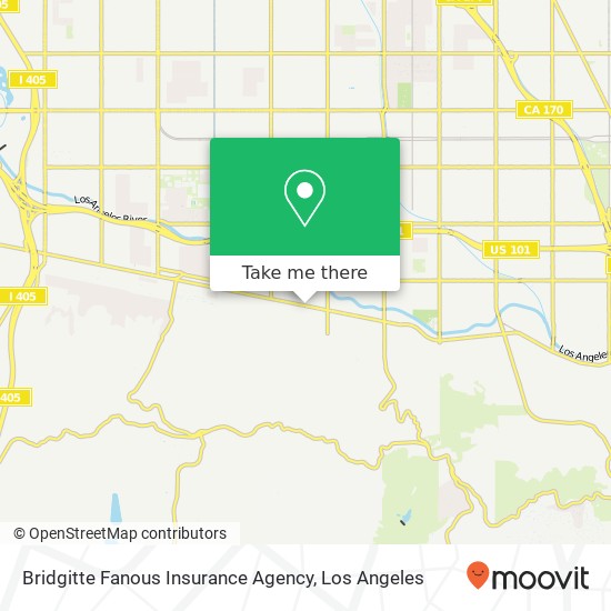 Mapa de Bridgitte Fanous Insurance Agency