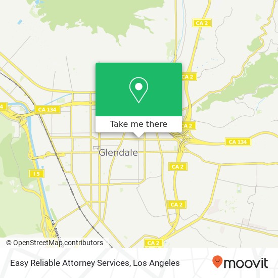 Easy Reliable Attorney Services map