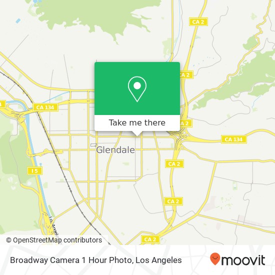 Broadway Camera 1 Hour Photo map