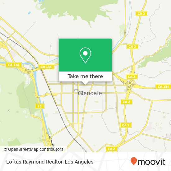 Loftus Raymond Realtor map