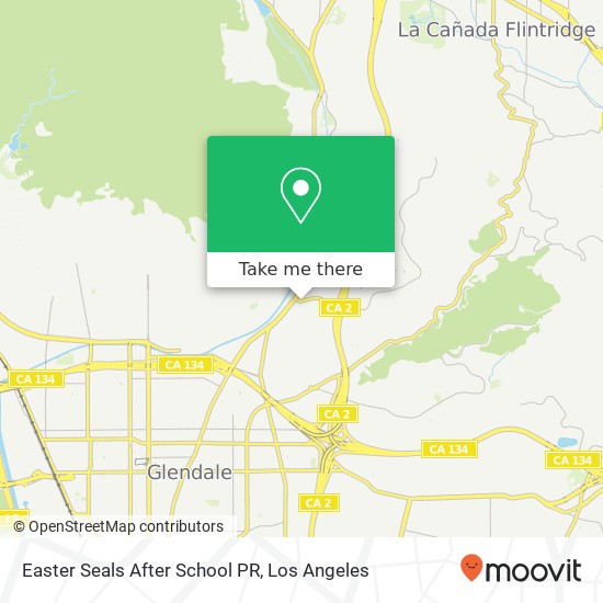 Easter Seals After School PR map