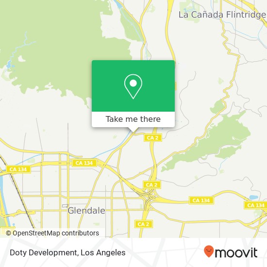 Doty Development map