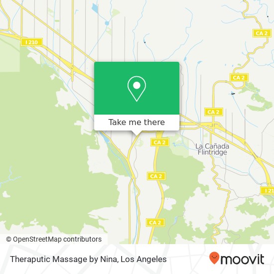Mapa de Theraputic Massage by Nina