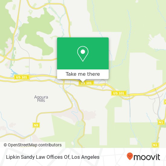 Mapa de Lipkin Sandy Law Offices Of