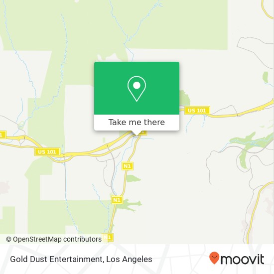 Gold Dust Entertainment map