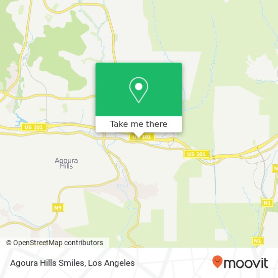 Agoura Hills Smiles map