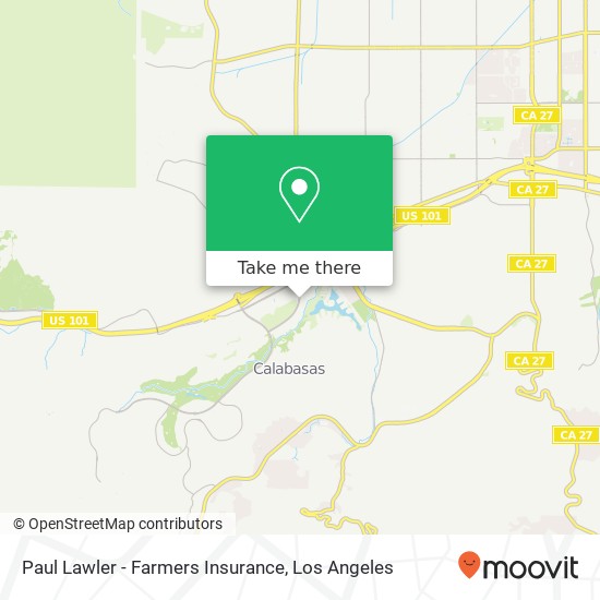 Paul Lawler - Farmers Insurance map