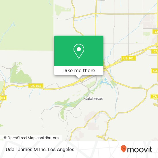 Udall James M Inc map