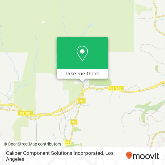 Caliber Component Solutions Incorporated map