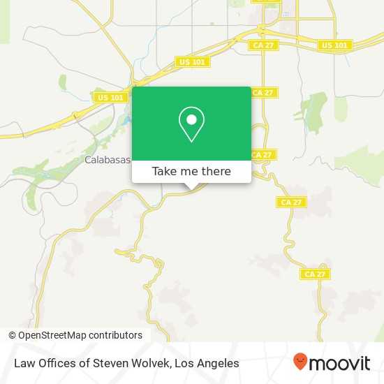 Mapa de Law Offices of Steven Wolvek