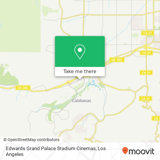 Mapa de Edwards Grand Palace Stadium Cinemas