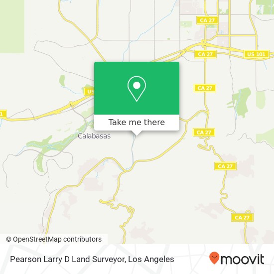 Mapa de Pearson Larry D Land Surveyor