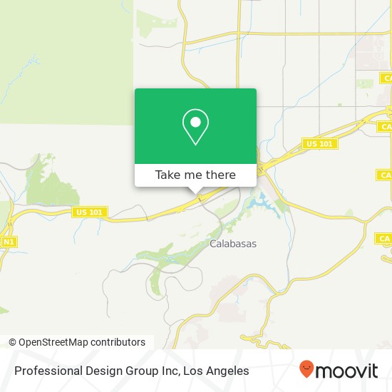 Professional Design Group Inc map