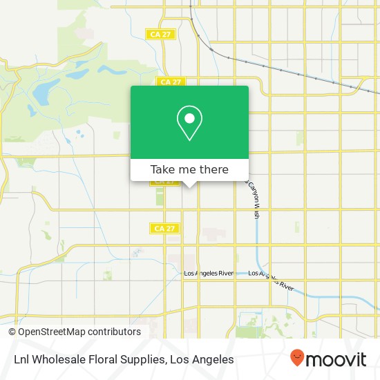 Lnl Wholesale Floral Supplies map