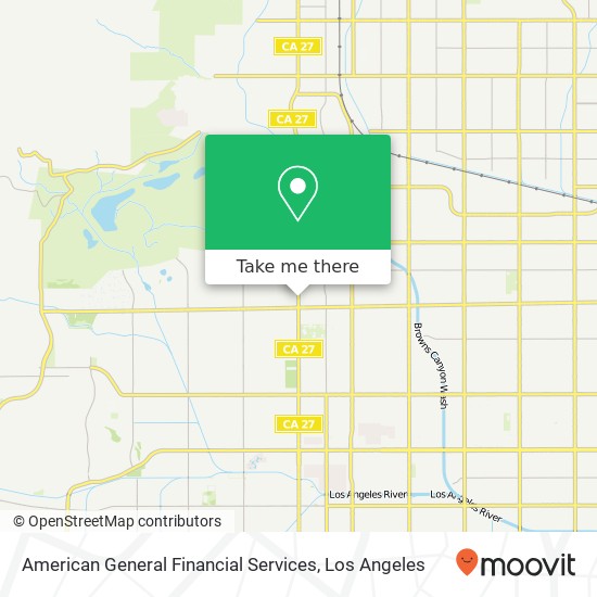 Mapa de American General Financial Services