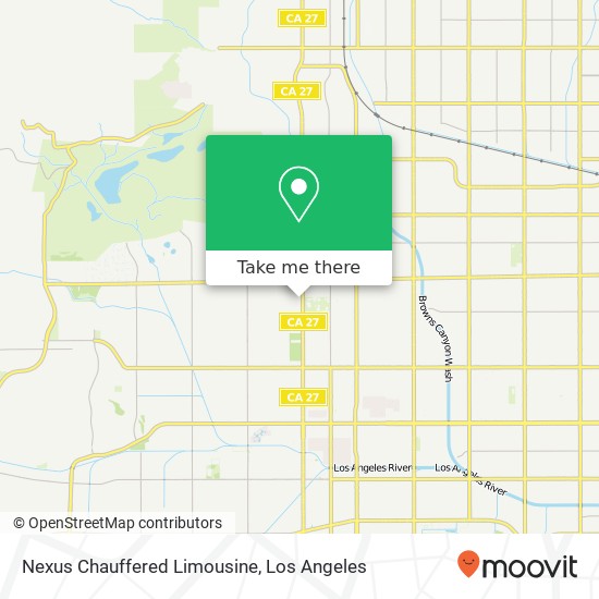 Nexus Chauffered Limousine map