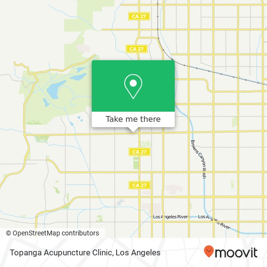 Topanga Acupuncture Clinic map