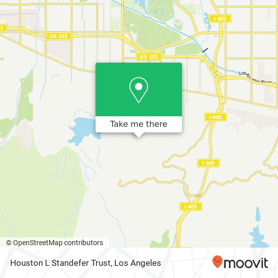 Houston L Standefer Trust map