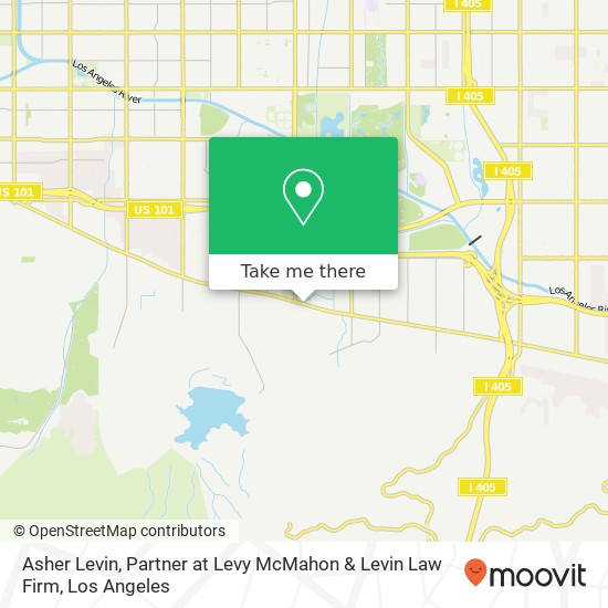 Mapa de Asher Levin, Partner at Levy McMahon & Levin Law Firm
