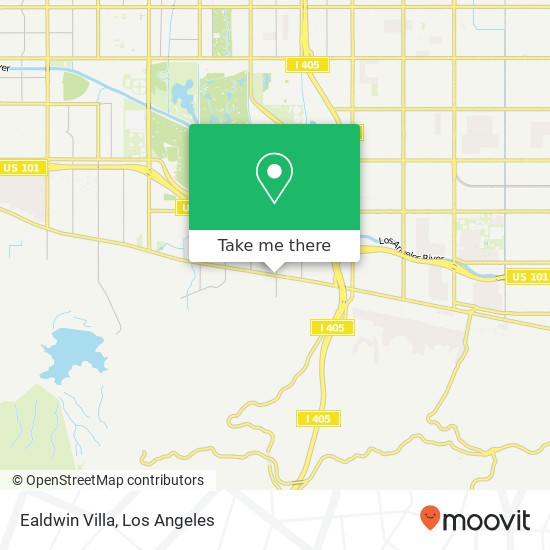 Ealdwin Villa map