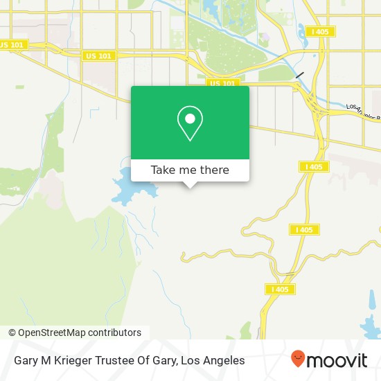 Mapa de Gary M Krieger Trustee Of Gary