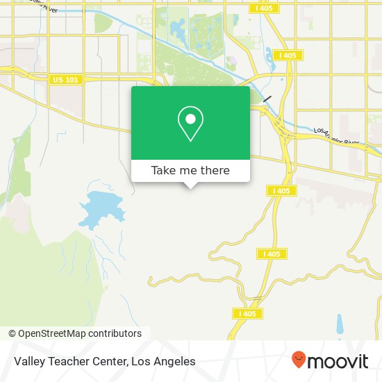 Valley Teacher Center map