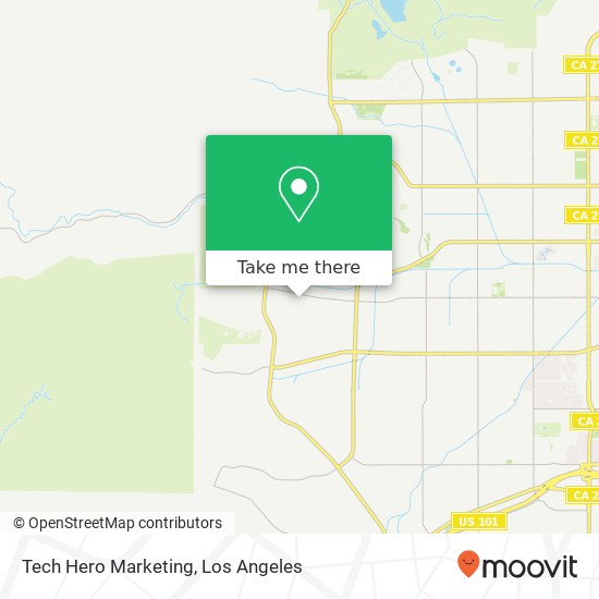 Tech Hero Marketing map