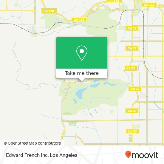 Mapa de Edward French Inc