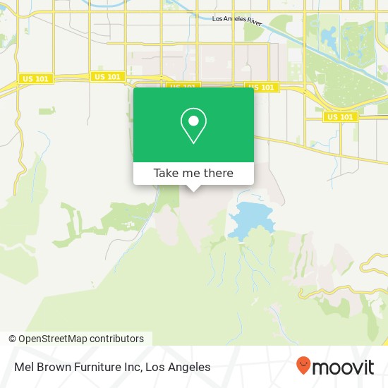 Mel Brown Furniture Inc map