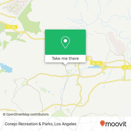 Conejo Recreation & Parks map