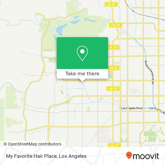 My Favorite Hair Place map