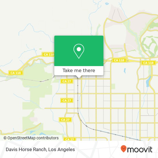 Mapa de Davis Horse Ranch