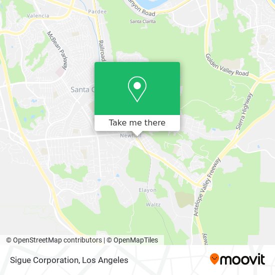 Mapa de Sigue Corporation