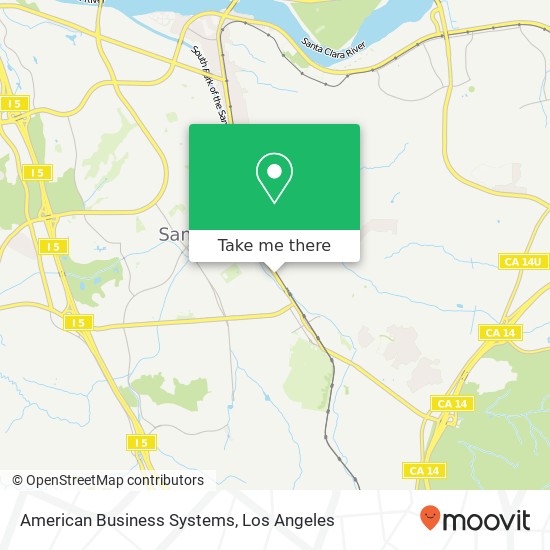 Mapa de American Business Systems