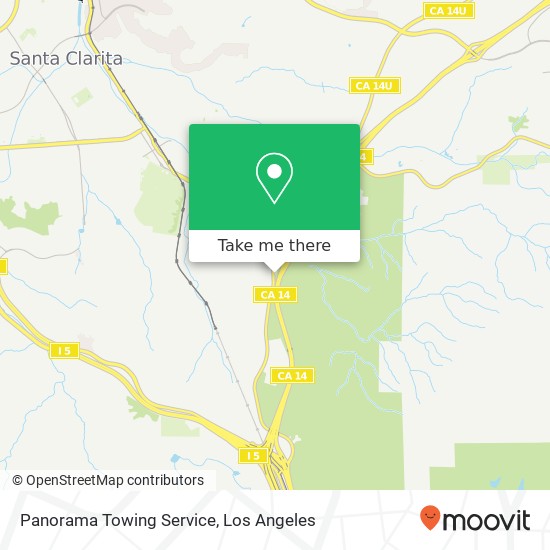 Mapa de Panorama Towing Service